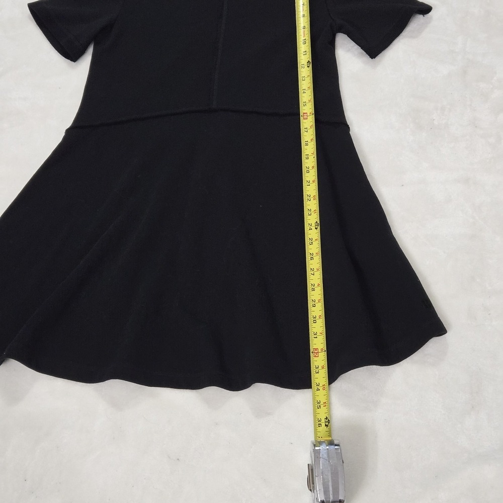 Anthopologie Sweaty Betty Revive T-Shirt Fit & Flare Athleisure Black Dress Sz 4 - Picture 13 of 14